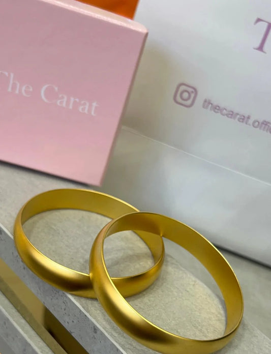 SET OF GOLD PLATTED BANGLES ZZ-B-55