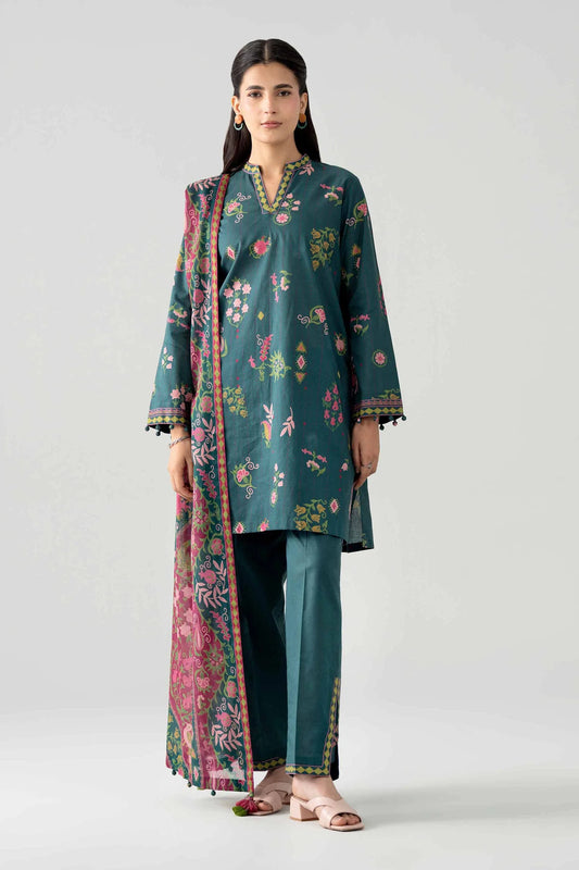 3 PIECE - PRINTED SUIT