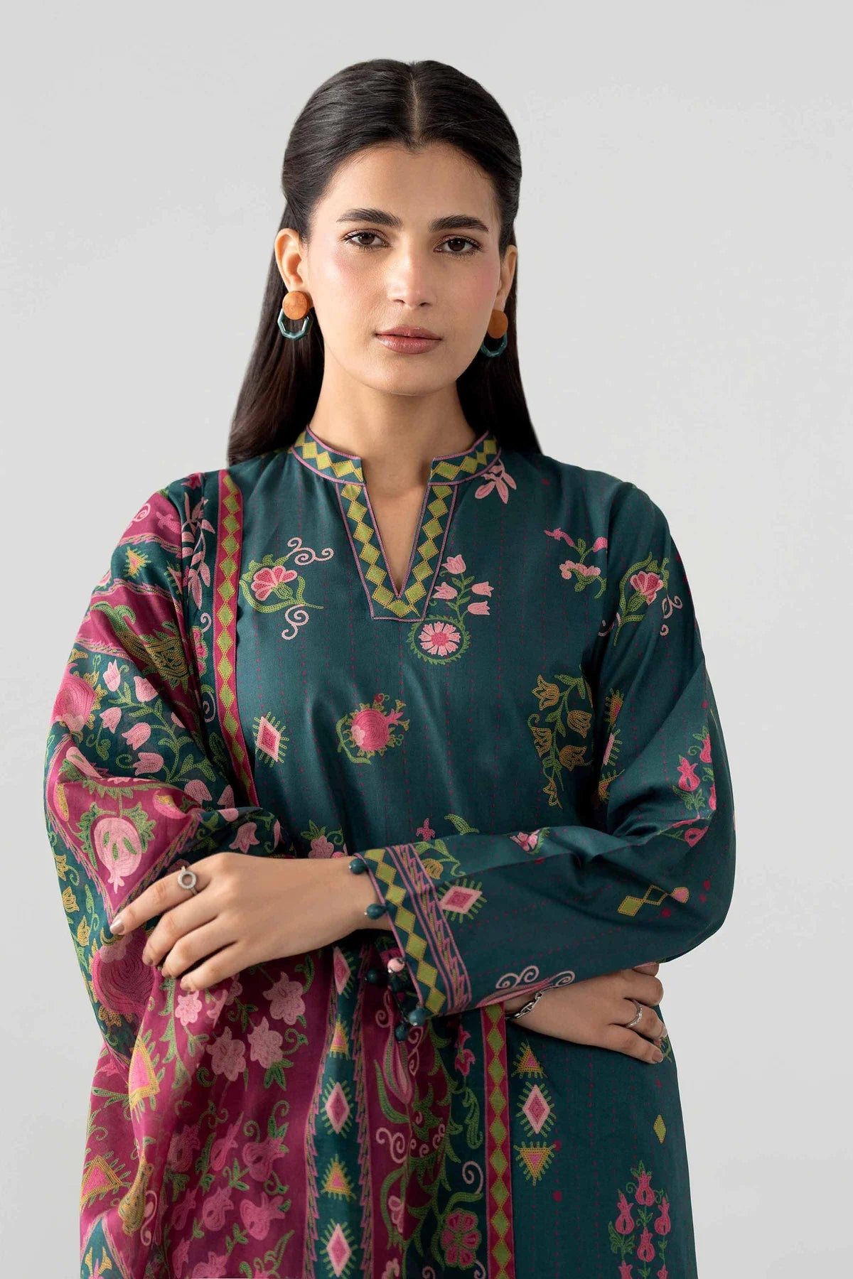 3 PIECE - PRINTED SUIT