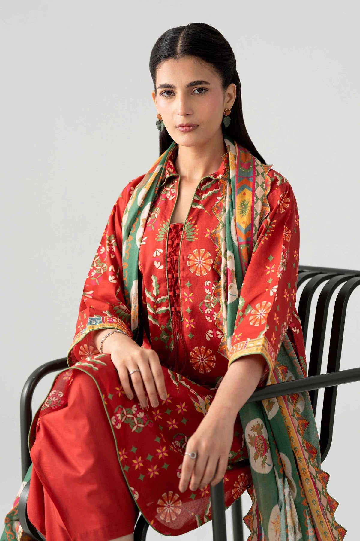 3 PIECE - PRINTED SUIT