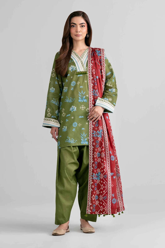 3 PIECE - PRINTED SUIT