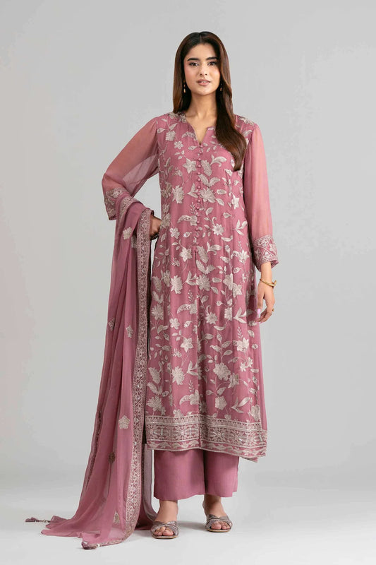 3 PIECE - EMBROIDERED SUIT