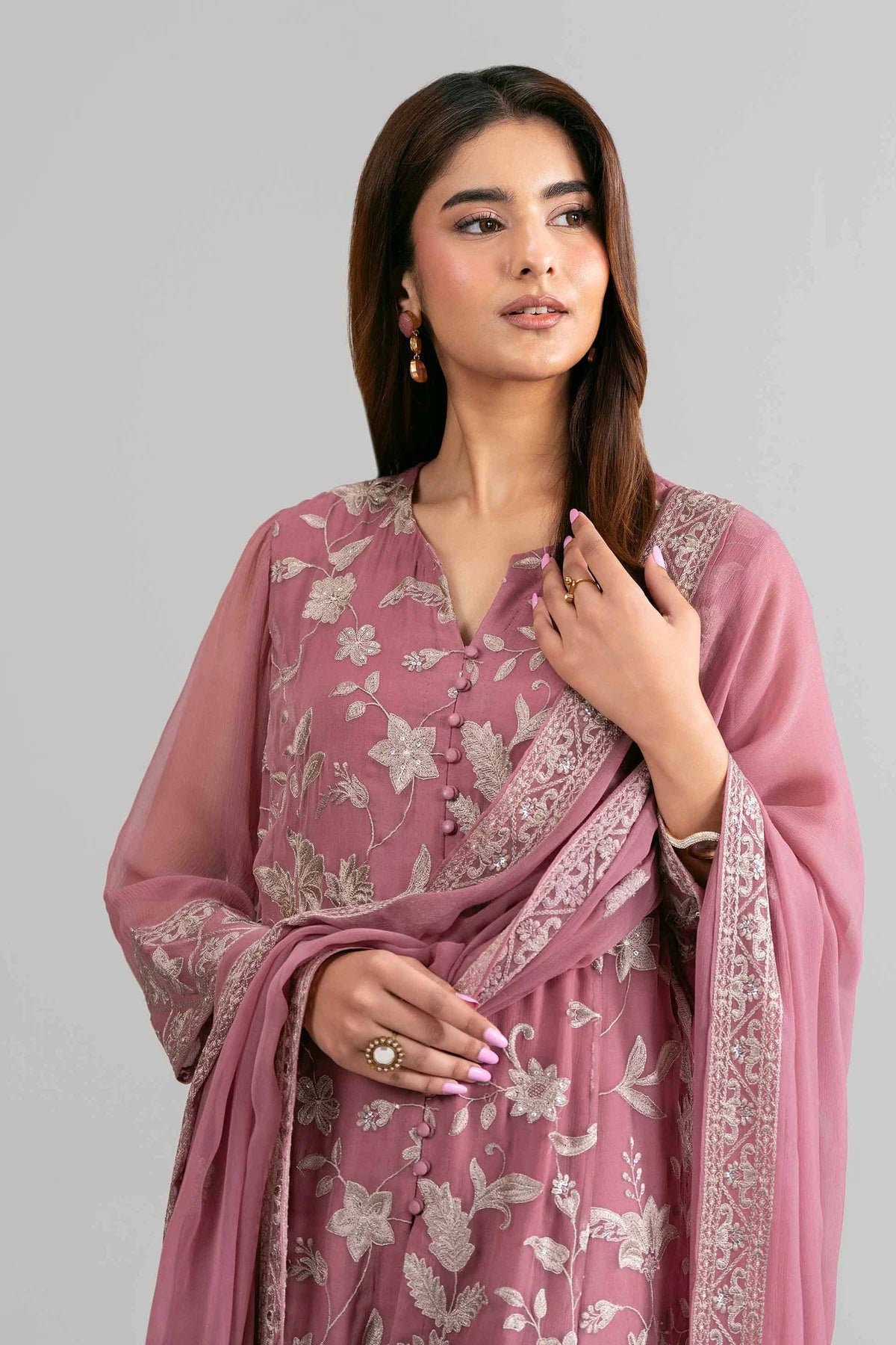 3 PIECE - EMBROIDERED SUIT
