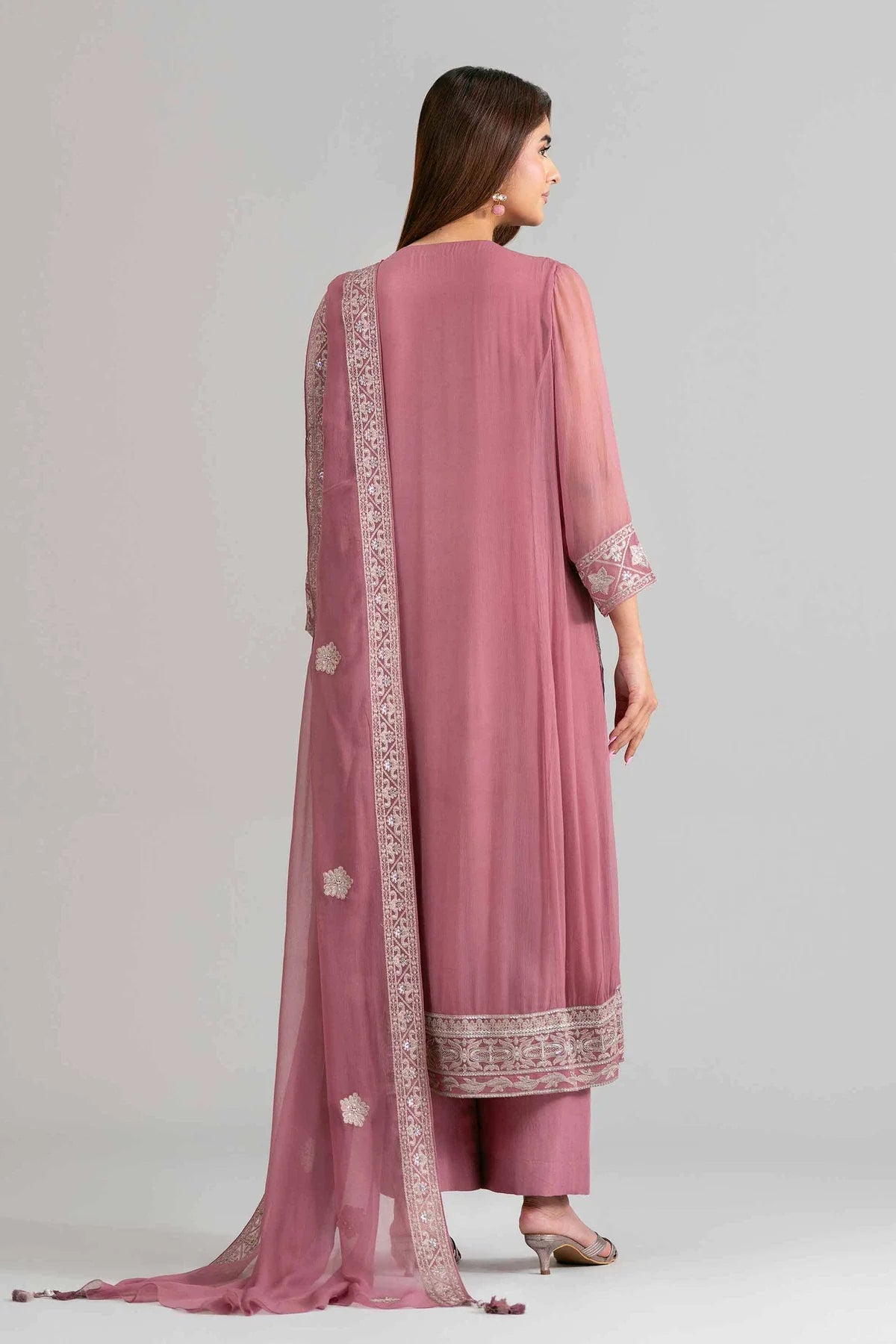 3 PIECE - EMBROIDERED SUIT
