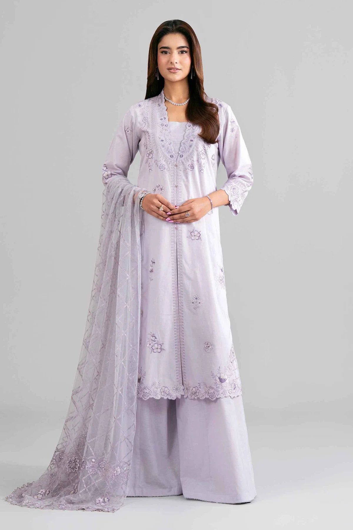3 PIECE - EMBROIDERED SUIT