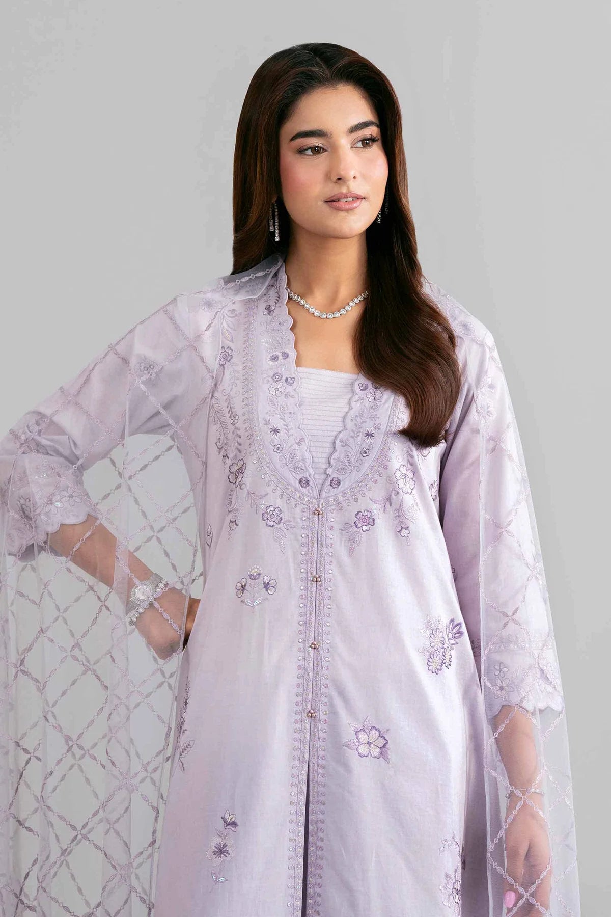 3 PIECE - EMBROIDERED SUIT