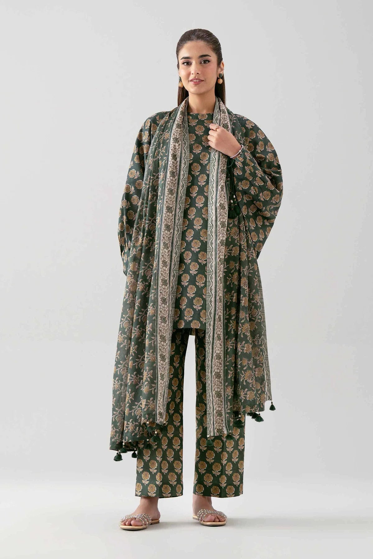 3 PIECE - PRINTED SUIT