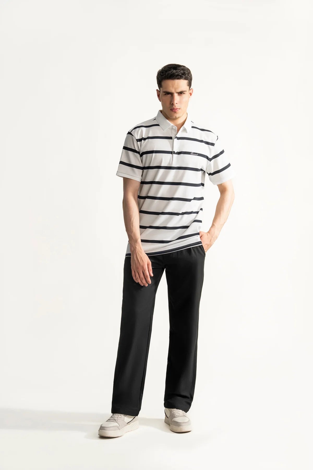 SMART FIT CLASSIC PREMIUM STRIPED POLO SHIRT