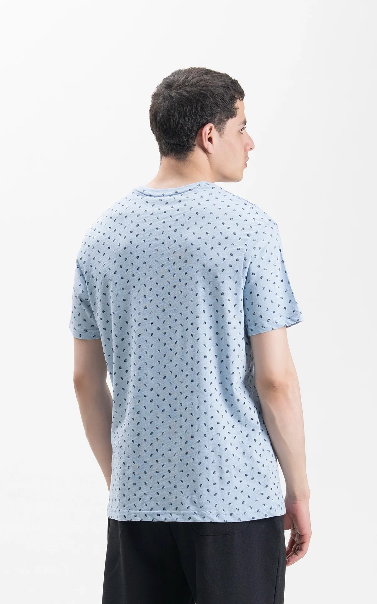 REGULAR FIT CREW NECK PRINTED T-SHIRT