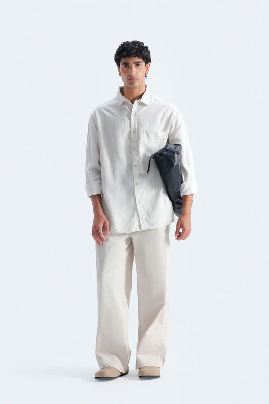 CROPPED WIDE LEG PANTS