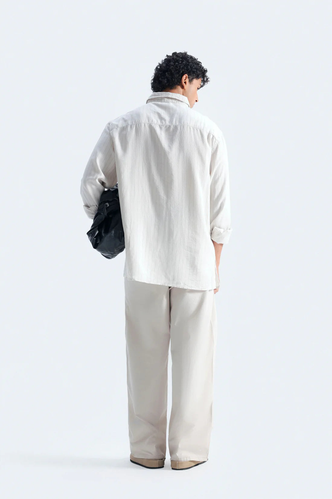 CROPPED WIDE LEG PANTS