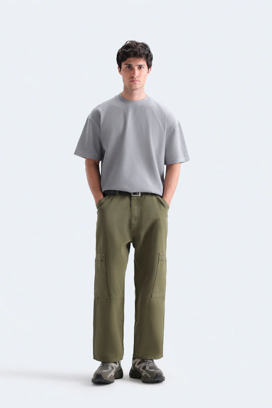 STRAIGHT FIT CARGO PANTS