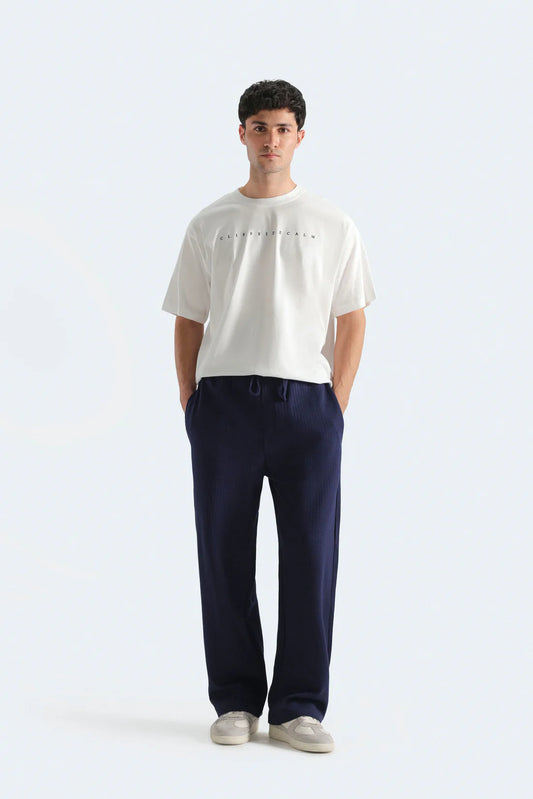 STRAIGHT FIT TROUSERS
