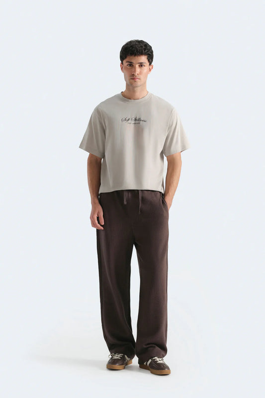 STRAIGHT FIT TROUSERS