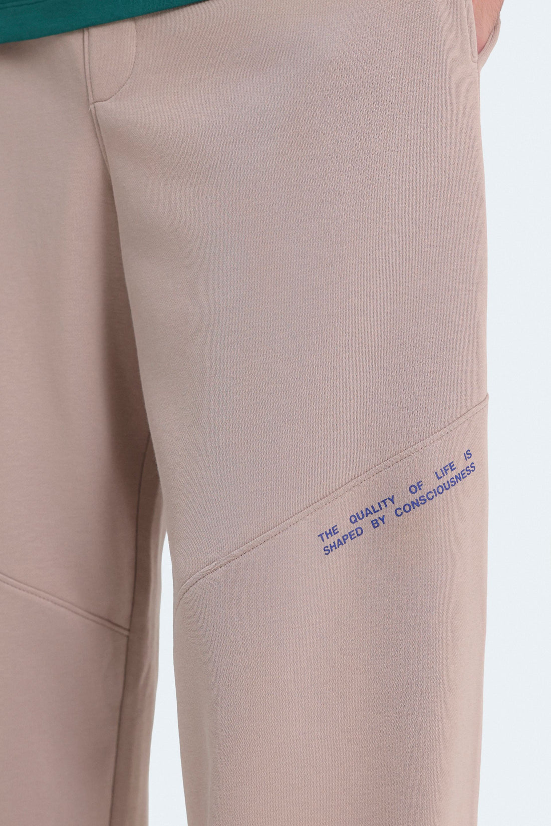SLOGAN PRINT JOGGER TROUSERS