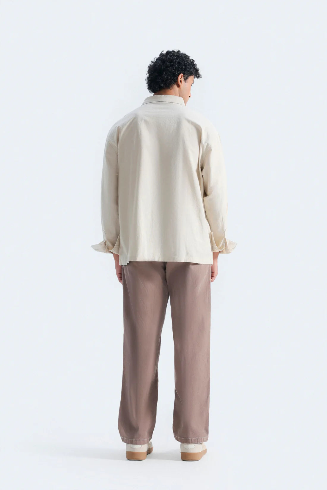 CROPPED STRAIGHT FIT PANTS