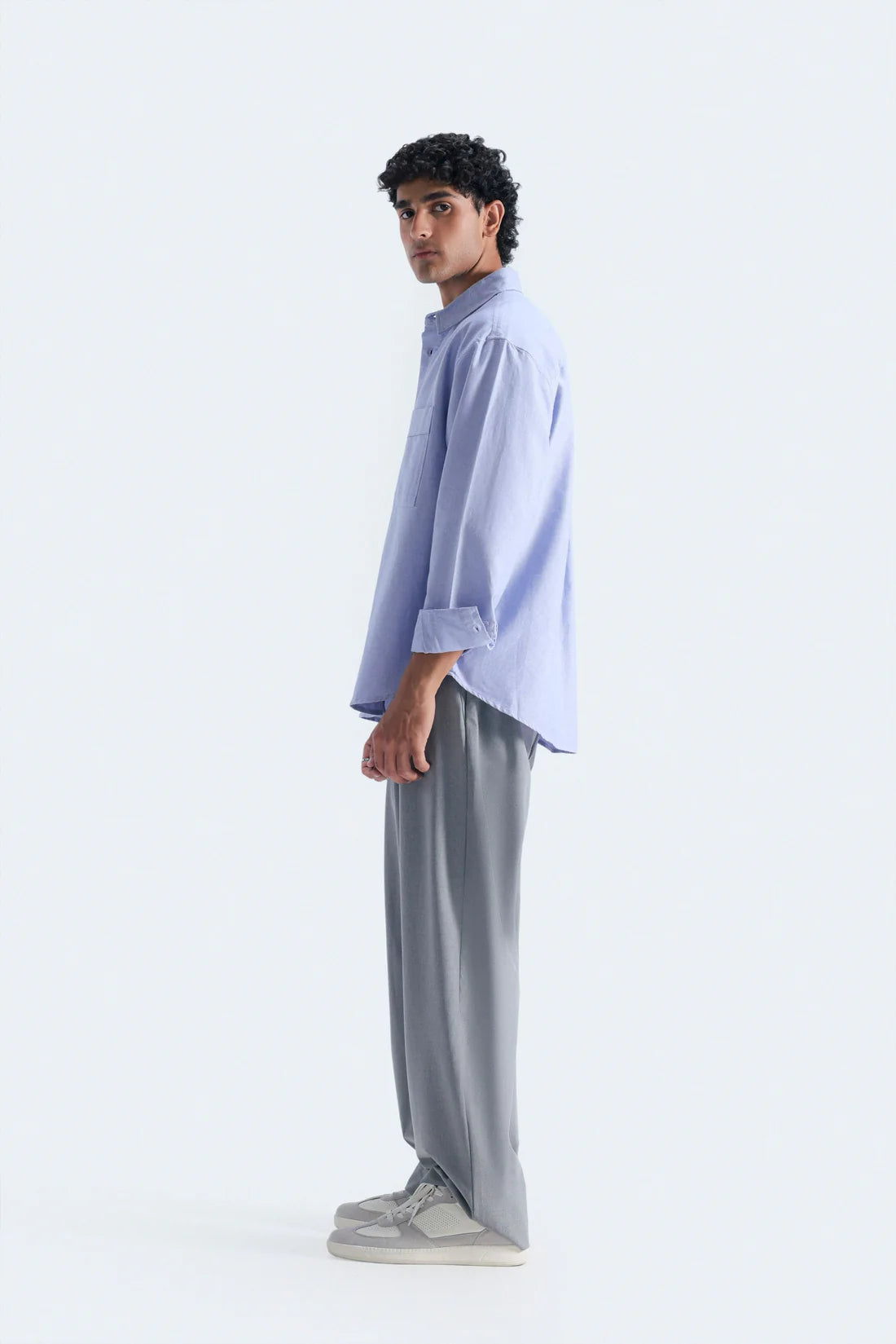 PLEATED RELAXED FIT PANTS
