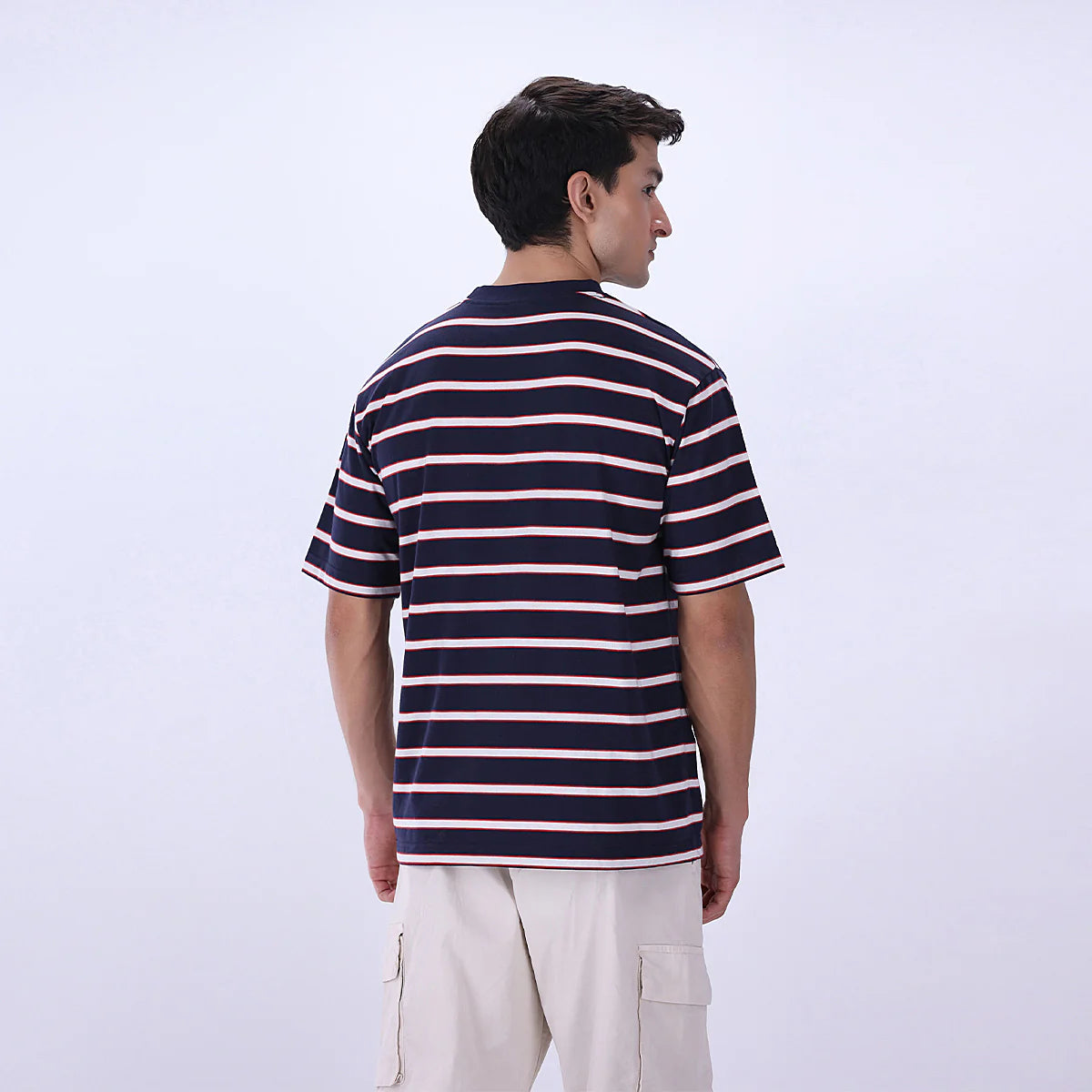 Yarn Dyed Relax Tee by W