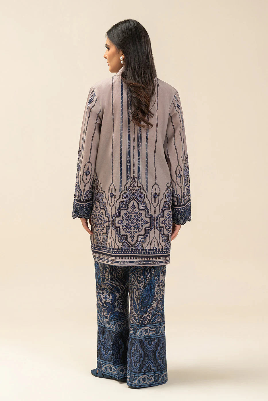 2 PIECE EMBROIDERED LAWN SUIT-