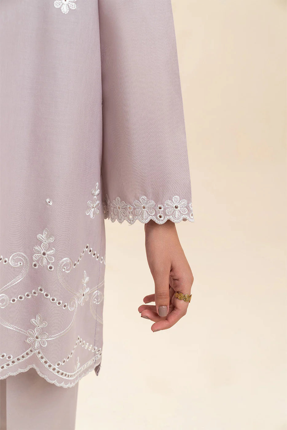 2 PIECE EMBROIDERED LAWN SUIT-