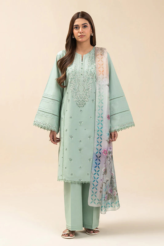 2 PIECE EMBROIDERED LAWN SUIT-
