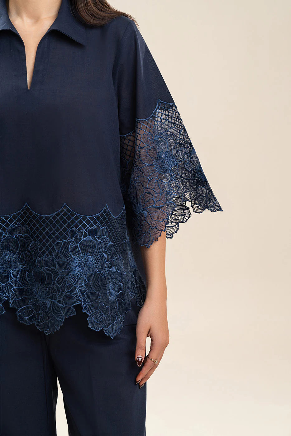 EMBROIDERED CO-ORD SET
