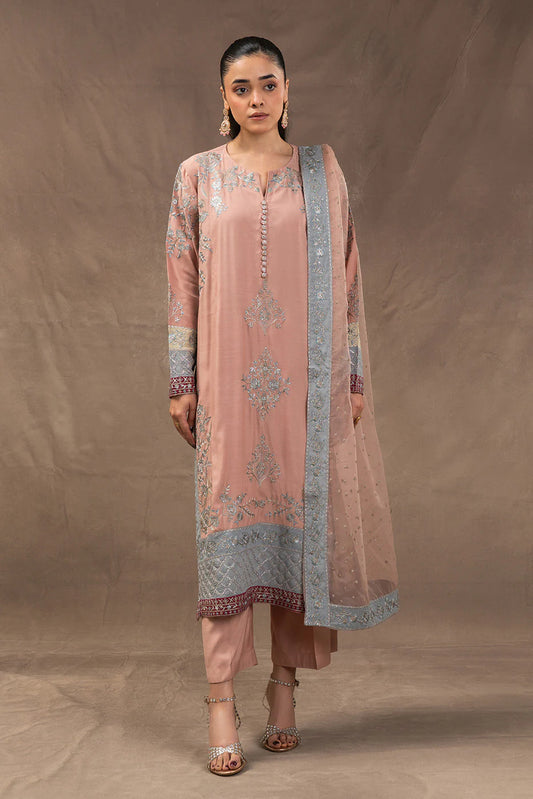 EMBROIDERED RAW SILK SHIRT